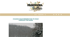 Desktop Screenshot of farmgirlfollies.com